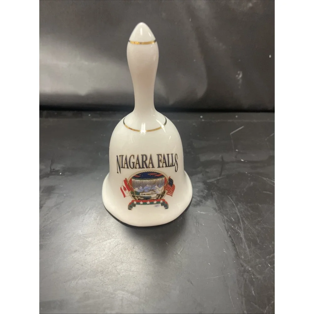 Vintage Porcelain Niagara Falls Bell‎ Souvenir Approximately 3.5